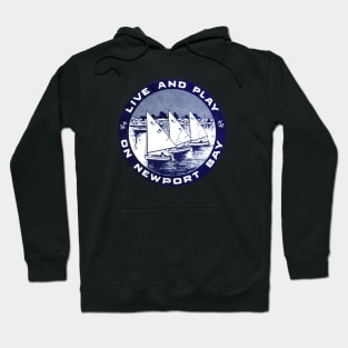 1950s Newport Bay California Hoodie